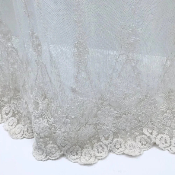 Castro Ornate Ecru Lace Infant's Christening Gown 2/M Baptism Baby's Photoshoot - Picture 11 of 14